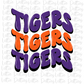 Tigers PNG - Tigers Wave  sublimation design - Digital Download