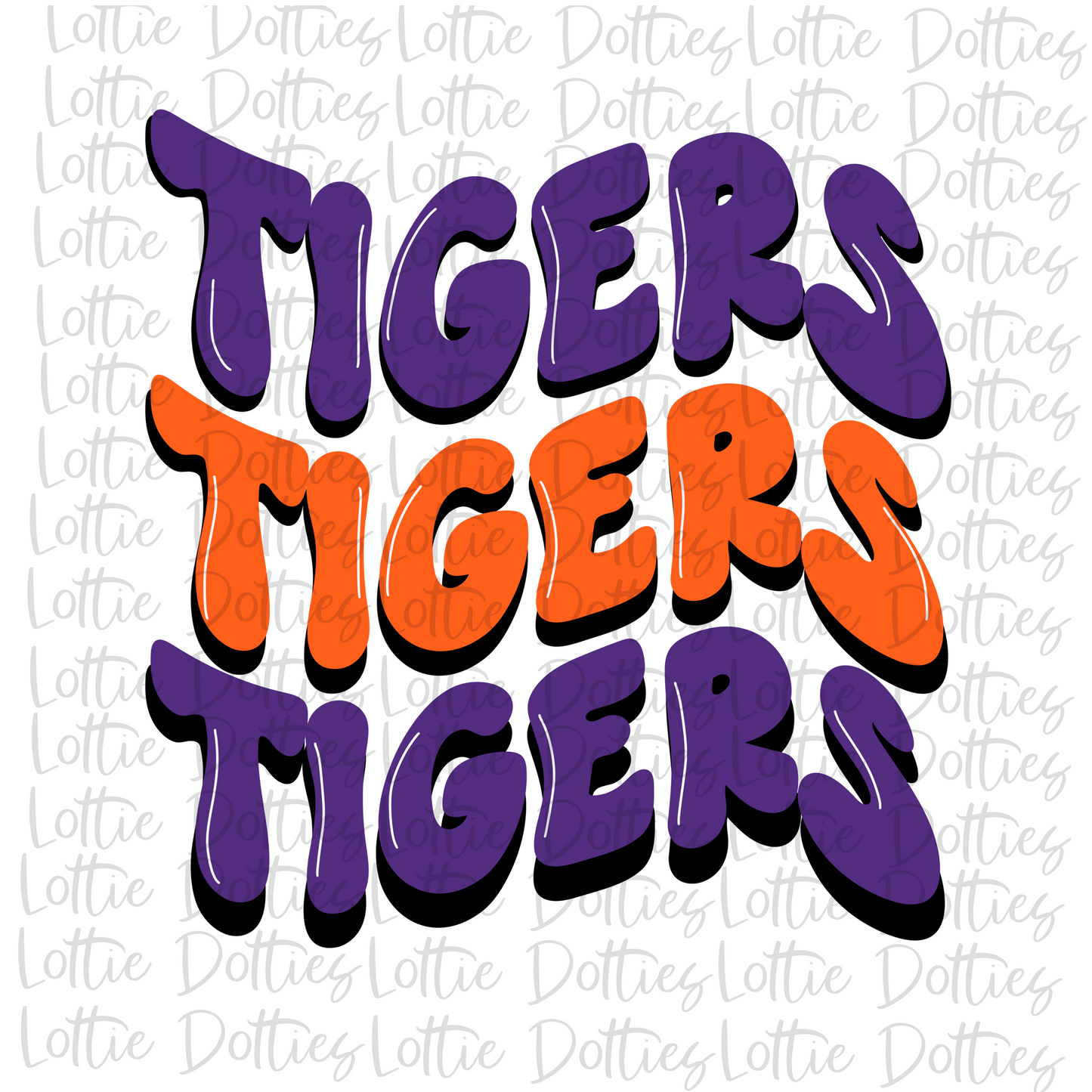 Tigers PNG - Tigers Wave  sublimation design - Digital Download