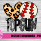 Peace Love Baseball - Topgun  Png - Mascot - Sublimation Design - Digital Download