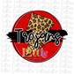 Trojans PNG - Trojans Sublimation Design - Red and Black - Digital Download