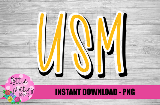 USM PNG- Sublimation - Digital Download