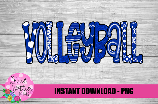 Volleyball PNG - Volleyball Sublimation Design- Digital Download
