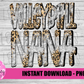 Volleyball Nana  PNG - Volleyball Sublimation Design- Digital Download