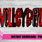 Volleyball PNG - Volleyball Sublimation Design- Digital Download