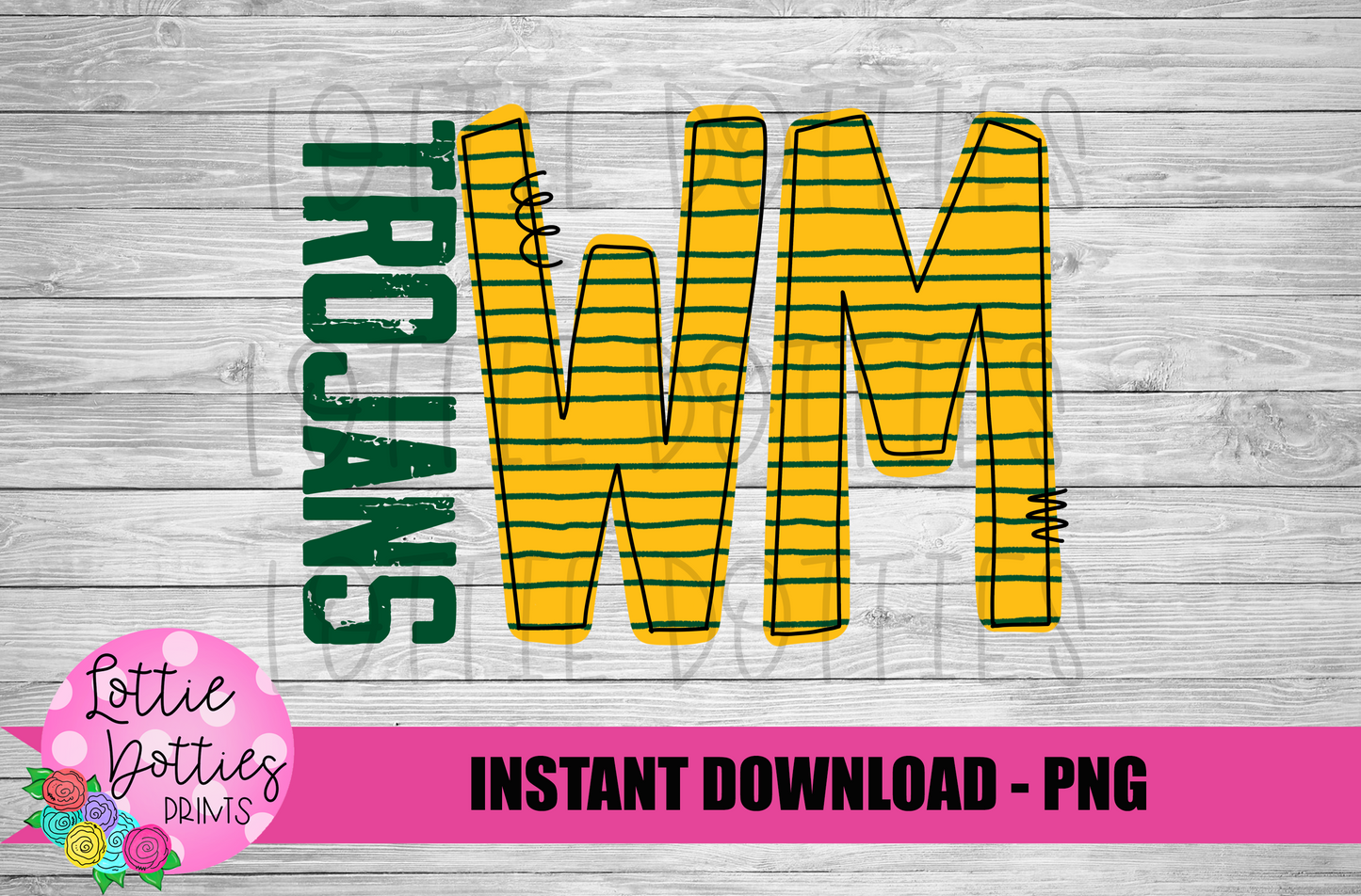 WM - Trojans PNG - Trojans sublimation design - Digital Download