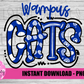 Wampus Cats PNG - Team Sublimation - Mascot design