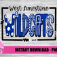 West Limestone Wildcats - PNG - Wildcats - Sublimation - Digital Download