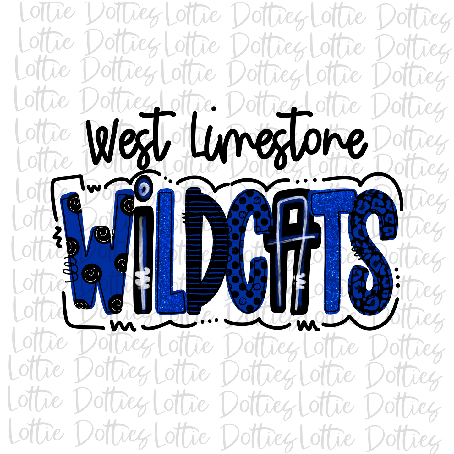 Wildcats  PNG - West Limestone Wildcats -  Sublimation Design - Digital Download