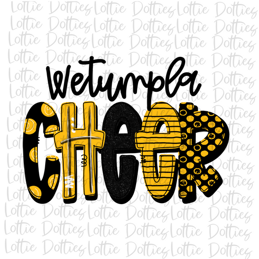 Wetumpla Cheer Png - Cheerleader Sublimation File - Instant download - Digital Download