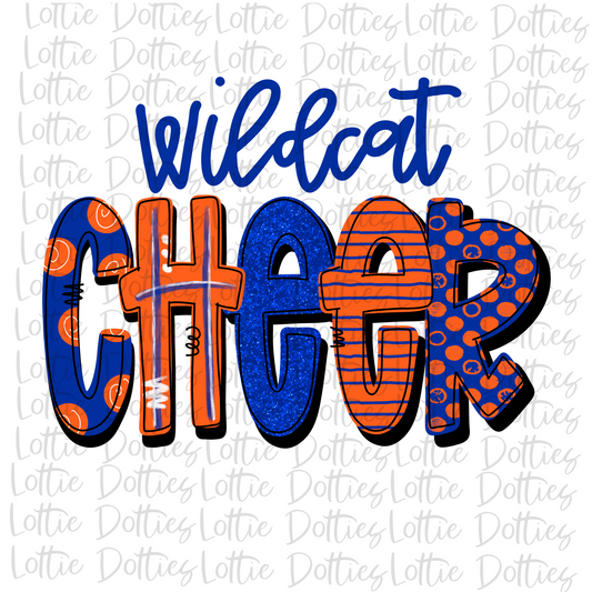 Wildcat Cheer  PNG - Wildcats -  sublimation design - Digital Download