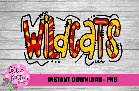 Wildcats  PNG - Wildcats -  sublimation design - Digital Download