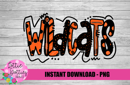 Wildcats  PNG - Wildcats -  sublimation design - Digital Download