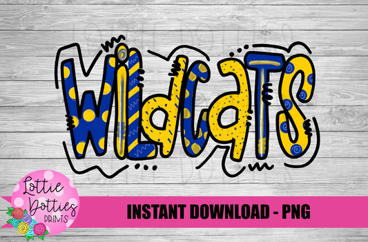 Wildcats  PNG - Wildcats -  sublimation design - Digital Download