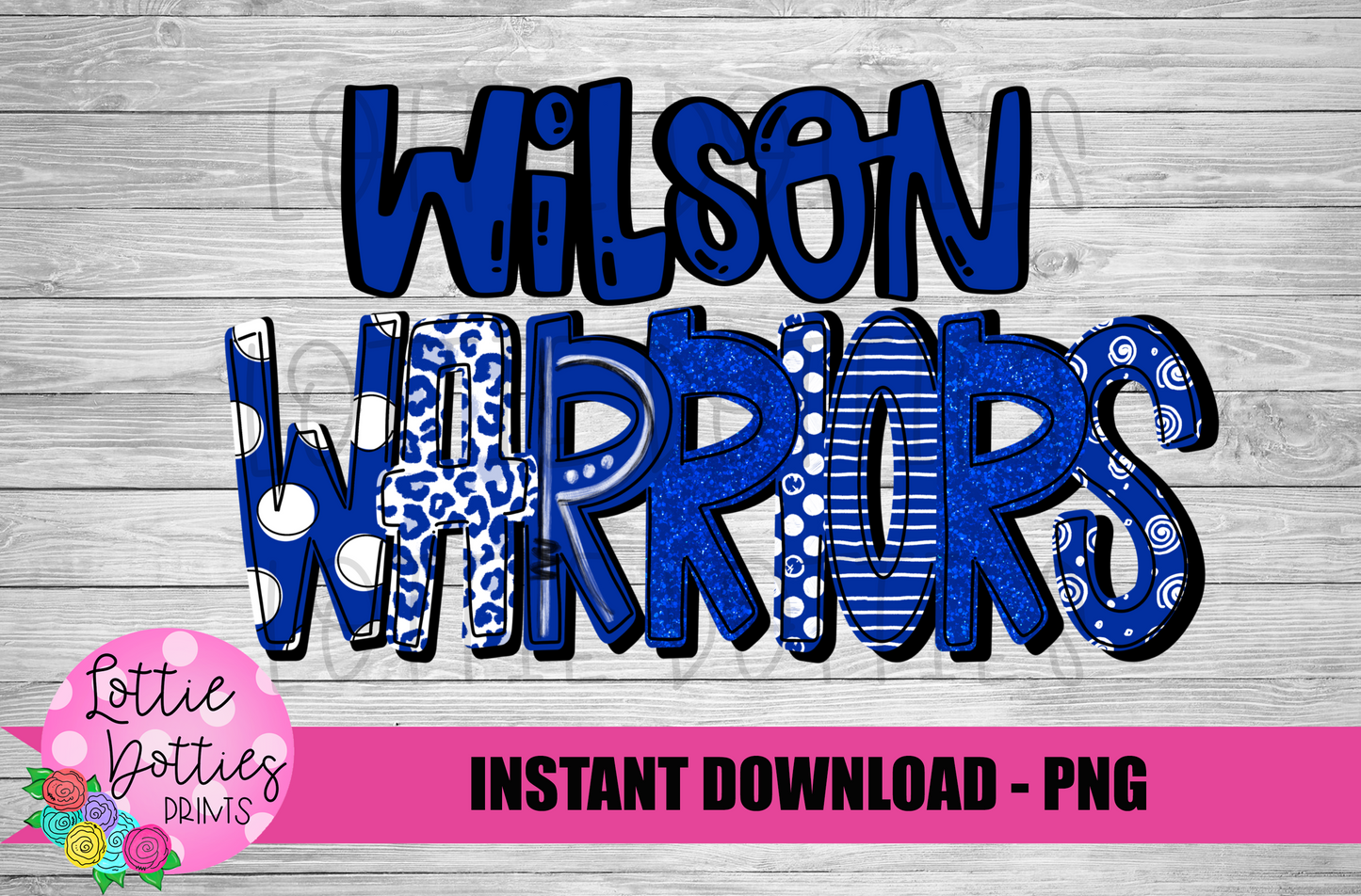 Wilson Warriors Png - Warriors  Sublimation Design - Digital Download