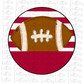 Football - PNG - Football Circle - Sublimation - Digital Download