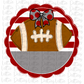 Football - PNG - Football Scallop - Sublimation - Digital Download