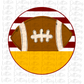 Football - PNG - Football Circle - Sublimation - Digital Download