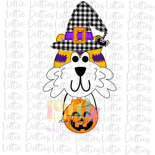 Tiger Halloween  Png - Tiger Sublimation Design - Purple and Gold Design - Digital Download