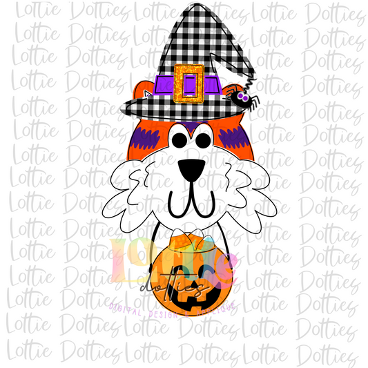 Tiger Halloween  Png - Tiger Sublimation Design - Orange and Purple Design - Digital Download