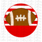 Football - PNG - Football Circle  - Sublimation - Digital Download