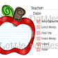 Teacher Note Template - Apple