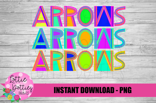 Arrows PNG - Arrows -  sublimation design - Digital Download