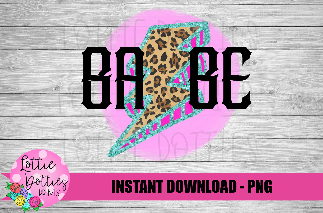 Babe Png - Babe Leopard Sublimation File - Instant Download - Digital Download