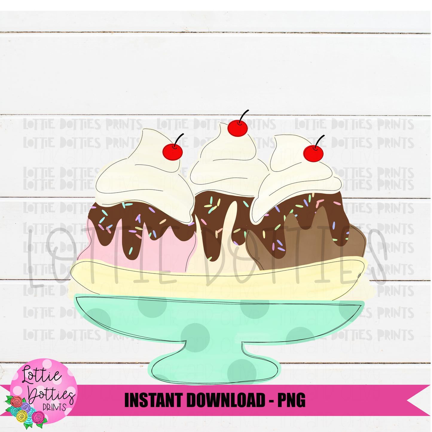 Banana Split PNG