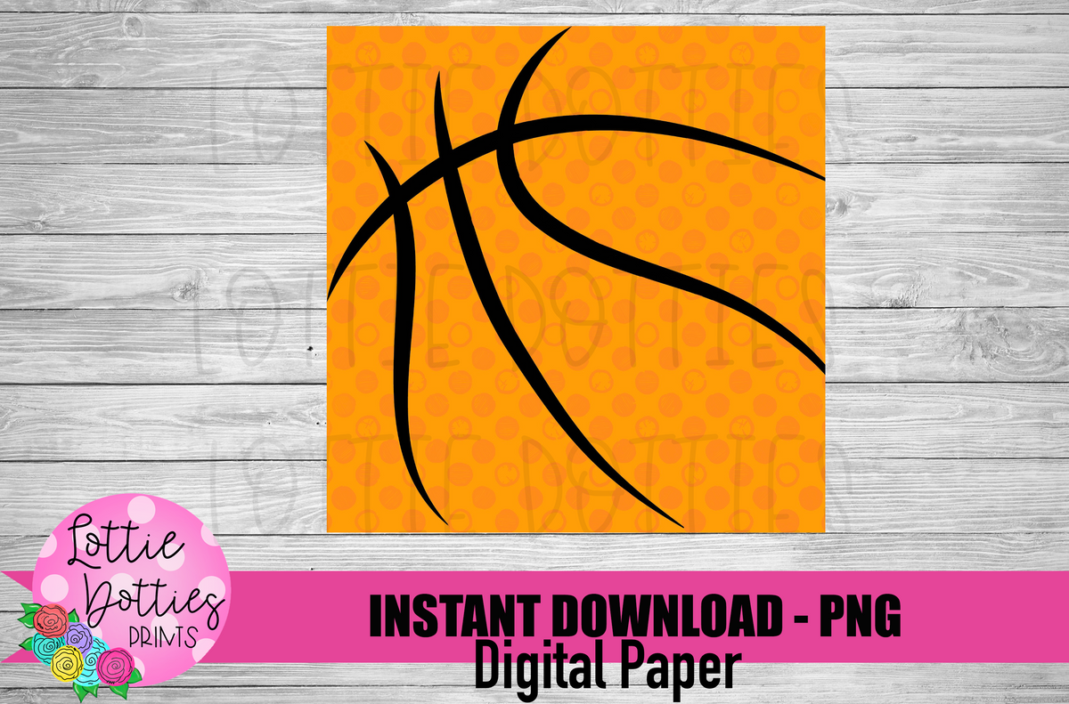 Basketball Imagepdf Basketball Digital Paper - Digital paper - Instant Download - Digital ...