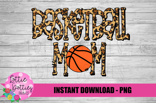 Basketball Mom  PNG - Basketball Png - Digital Download