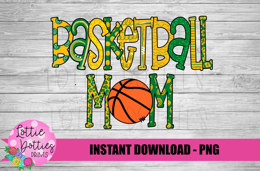 Basketball Mom  PNG - Basketball Png - Digital Download