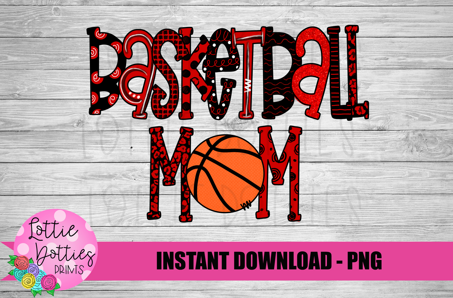 Basketball Mom  PNG - Basketball Png - Digital Download