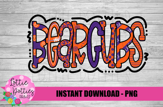 Bearcubs PNG - Bearcubs Sublimation - Mascots