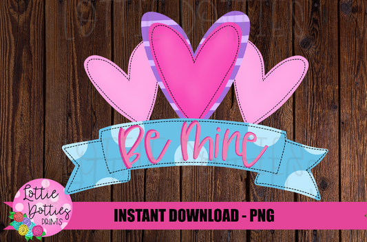 Faux Appliqué Valentines Day Png - Valentine’s Day Sublimation Design - Hearts - Digital Download