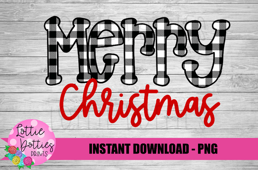 Merry Christmas Png - Christmas Sublimation Design- Digital Download