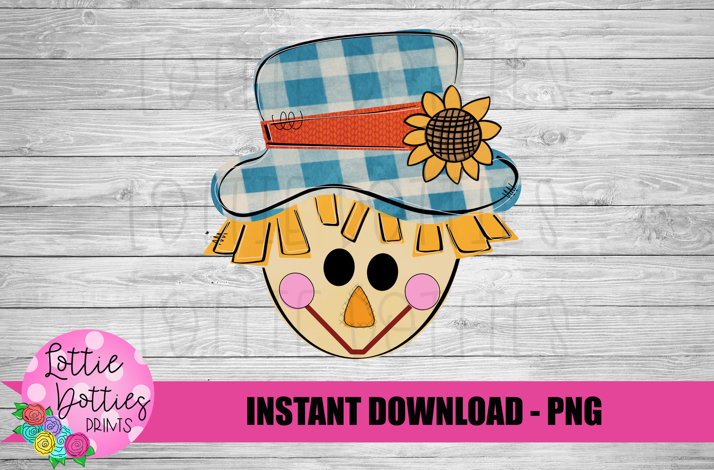 Scarecrow PNG - Fall Sublimation - Digital Download