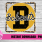 Bobcats PNG - Bobcats  sublimation design - Digital Download - Black and Gold