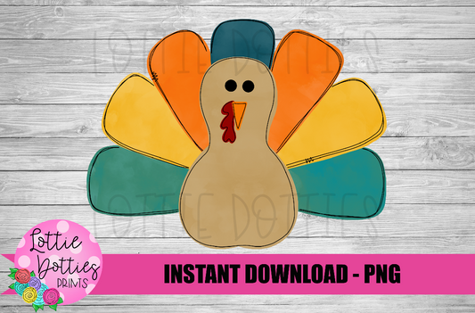 Turkey Png - Turkey Sublimation Design- Digital Download