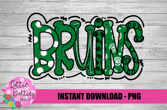 Bruins  PNG - Bruins- Sublimation design - Digital Download