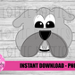 Bulldog Png - Bulldog Sublimation Design- Digital Download