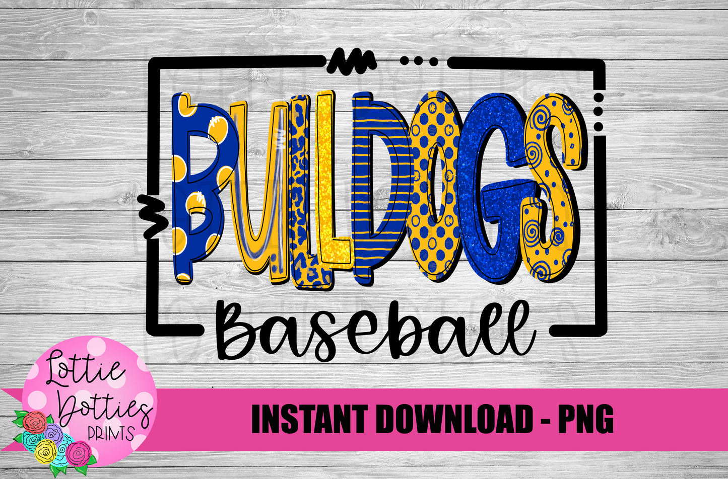 Bulldogs Baseball PNG - Bulldogs sublimation design - Digital Download