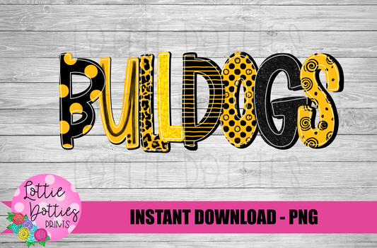 Bulldogs -  PNG - Bulldogs  -  sublimation design - Digital Download