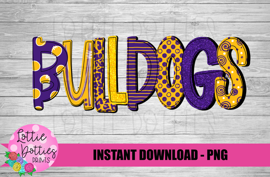 Bulldogs -  PNG - Bulldogs  -  sublimation design - Digital Download