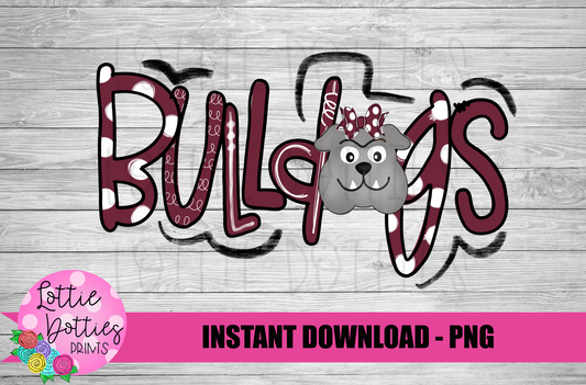 Bulldogs -  PNG - Bulldogs  -  sublimation design - Digital Download