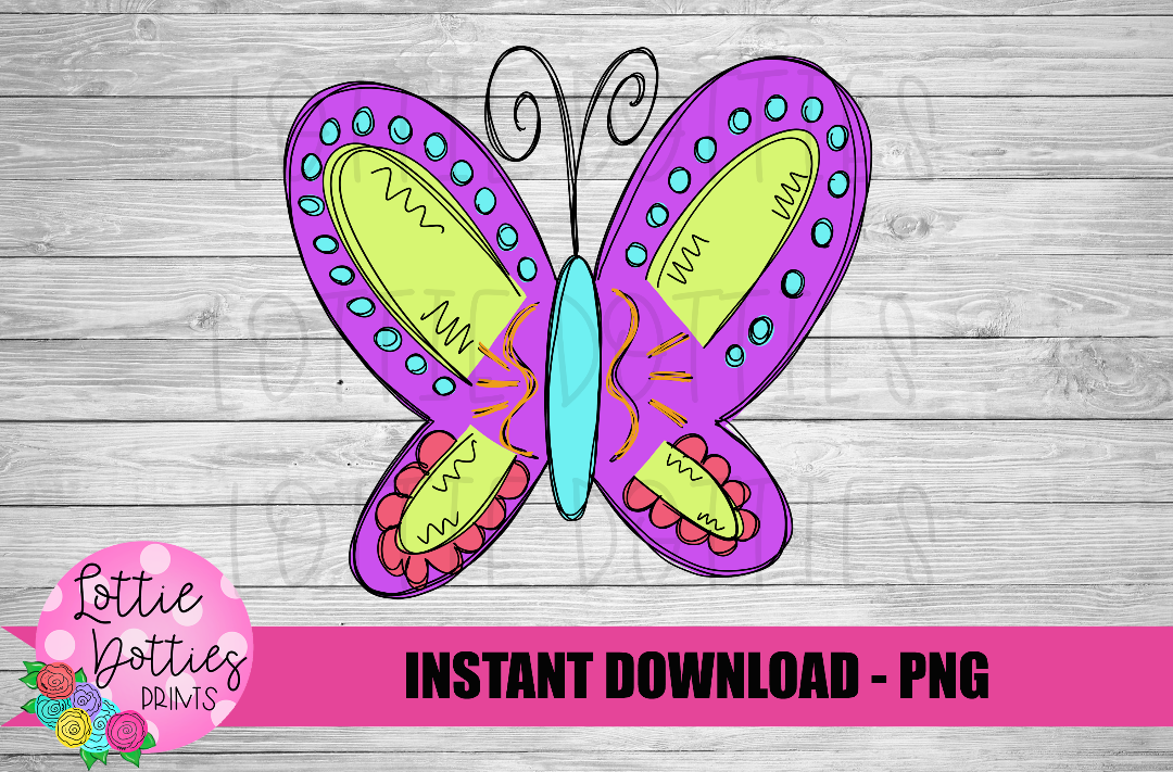 Butterfly Png - Butterfly Sublimation Design - Digital Download