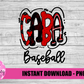 Caba Baseball PNG - Caba Sublimation - Digital Download