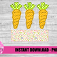 Carrot PNG - Easter Sublimation - Digital Download