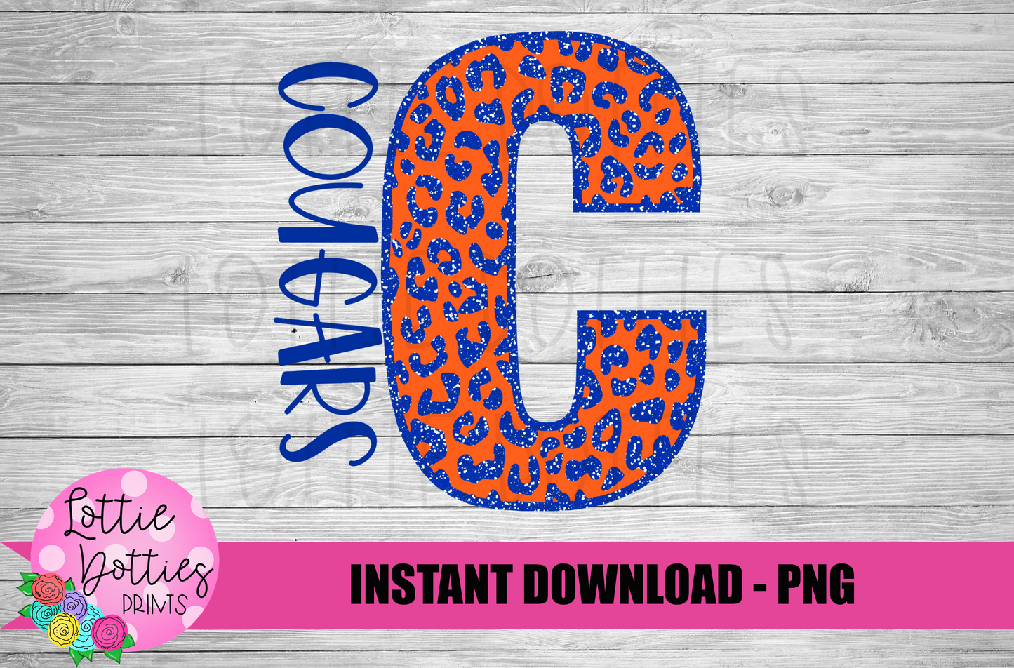 C - Cougars  Png - Sublimation Design - Cougars  Sublimation- Digital Download