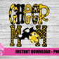 Cheer Mom Png - Cheer Sublimation File - Black and Gold - Instant download - Digital Download