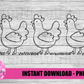 Trio Chicken PNG - Chicken Sublimation